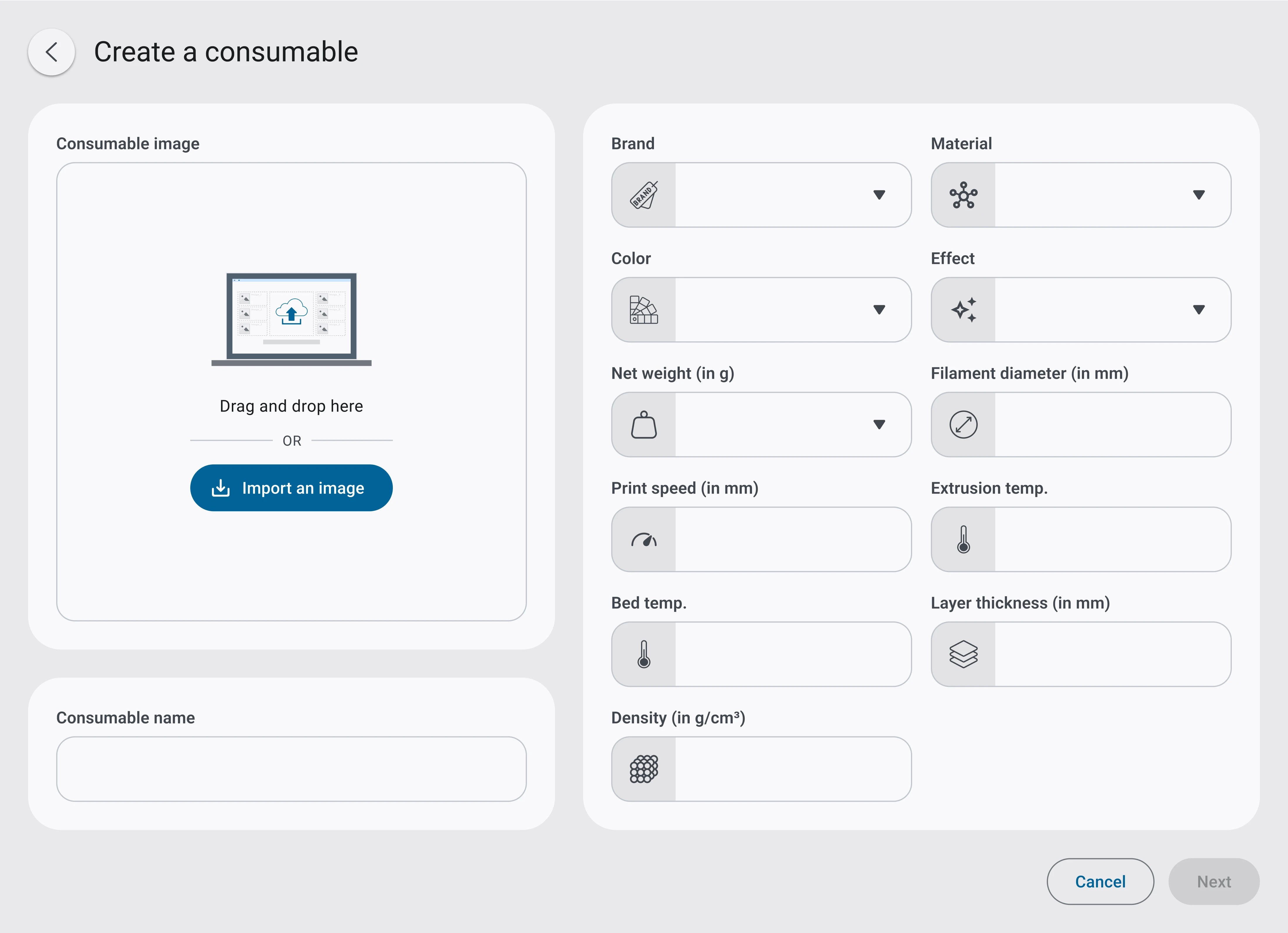 Create a custom consumable illustration
